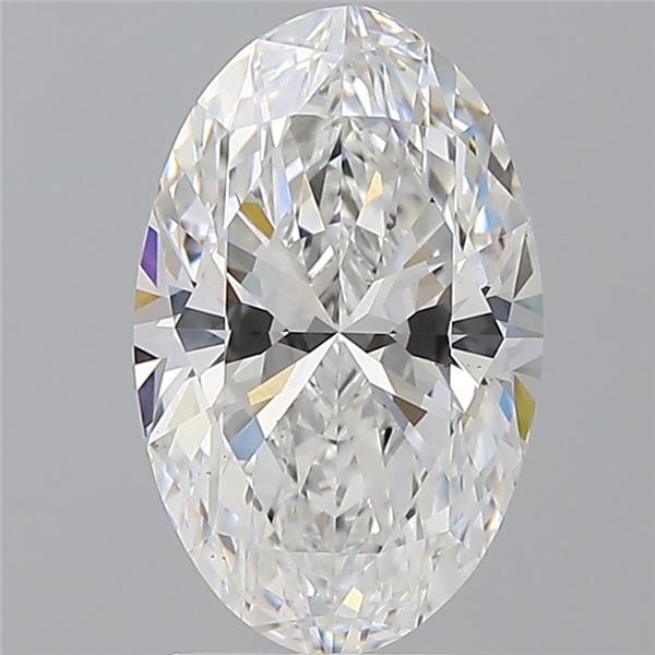 2.59 ct. oval Lab Grown Diamond front image