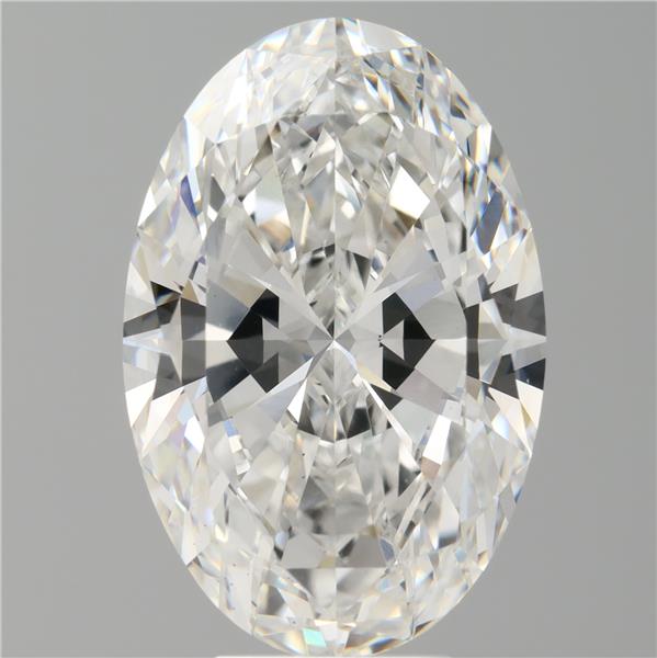 6.60 ct. oval Lab Grown Diamond front image
