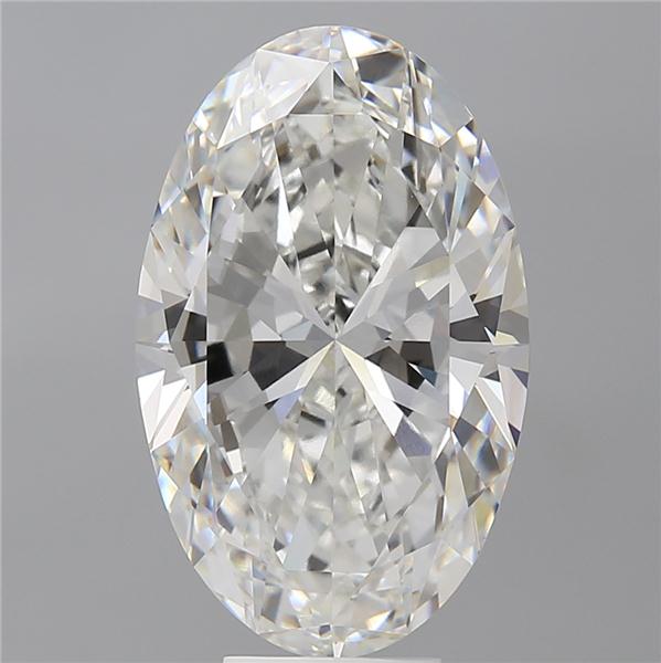 7.54 ct. oval Lab Grown Diamond front image