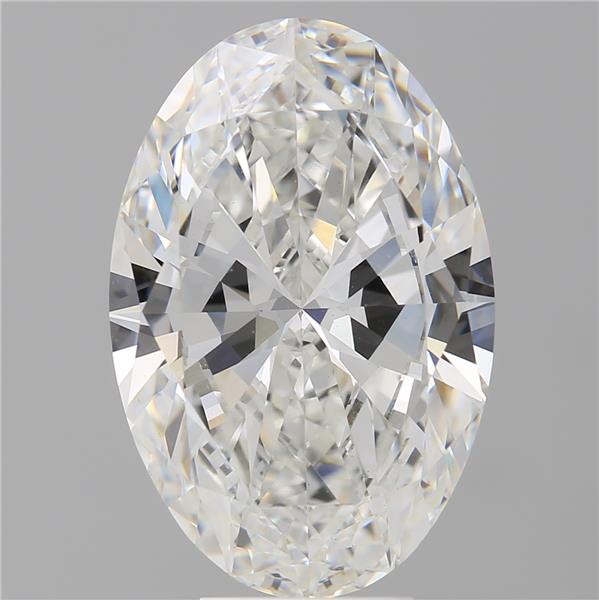 7.03 ct. oval Lab Grown Diamond front image