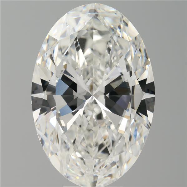 9.99 ct. oval Lab Grown Diamond front image