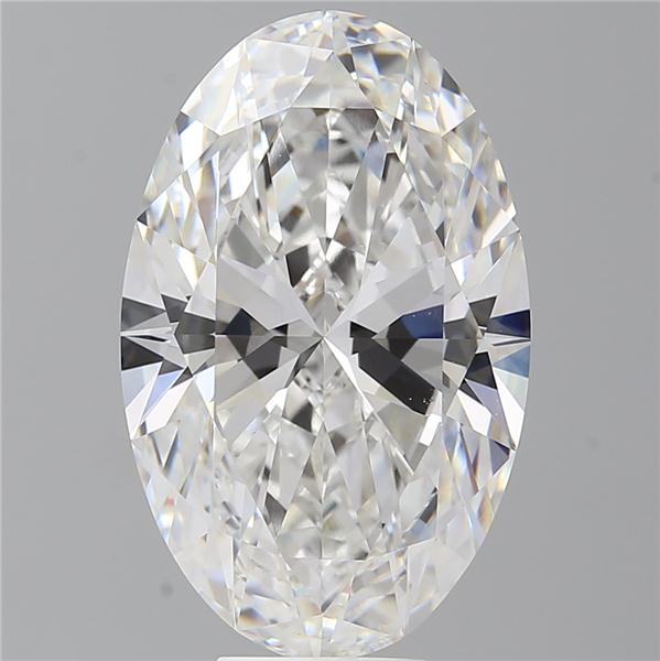 9.60 ct. oval Lab Grown Diamond front image
