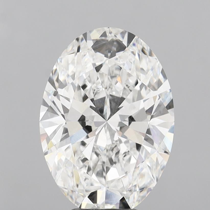 6.04 ct. oval Lab Grown Diamond front image