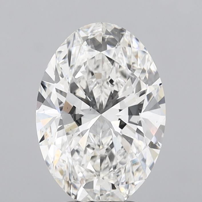 3.72 ct. oval Lab Grown Diamond front image
