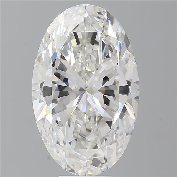 9.77 ct. oval Lab Grown Diamond front image