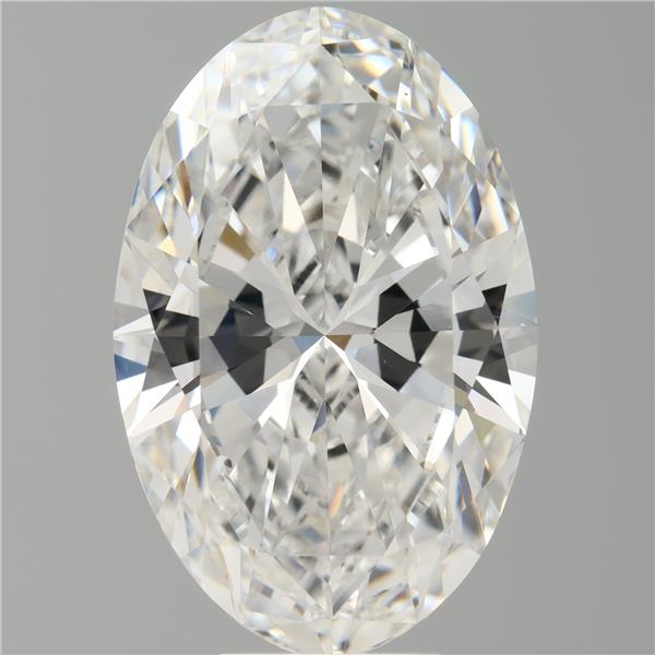 8.04 ct. oval Lab Grown Diamond front image
