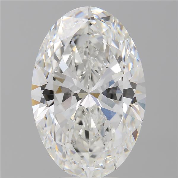 8.09 ct. oval Lab Grown Diamond front image
