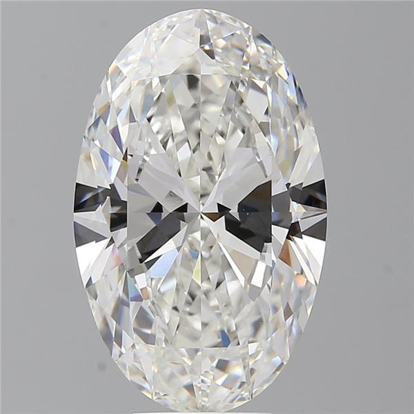 7.52 ct. oval Lab Grown Diamond front image