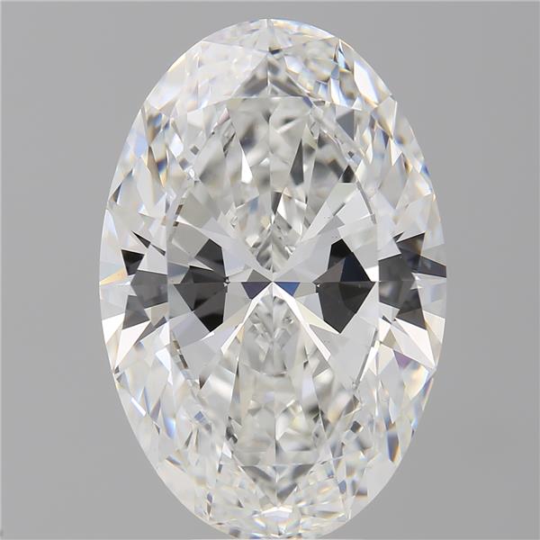8.09 ct. oval Lab Grown Diamond front image