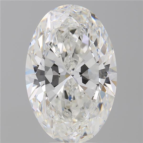 8.10 ct. oval Lab Grown Diamond front image