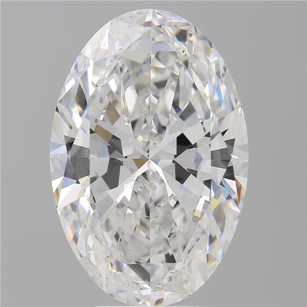 7.58 ct. oval Lab Grown Diamond front image