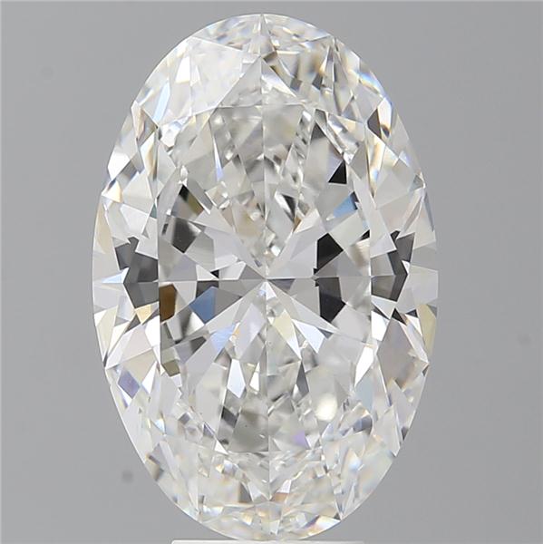 7.04 ct. oval Lab Grown Diamond front image
