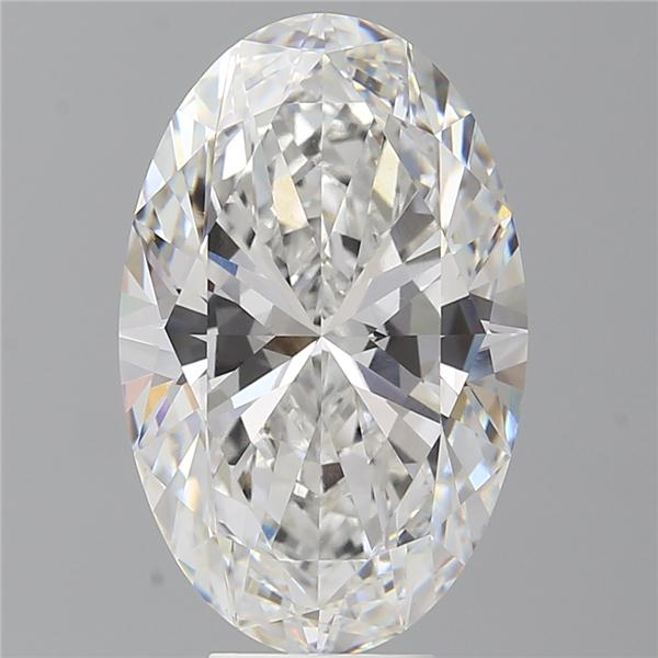 7.58 ct. oval Lab Grown Diamond front image
