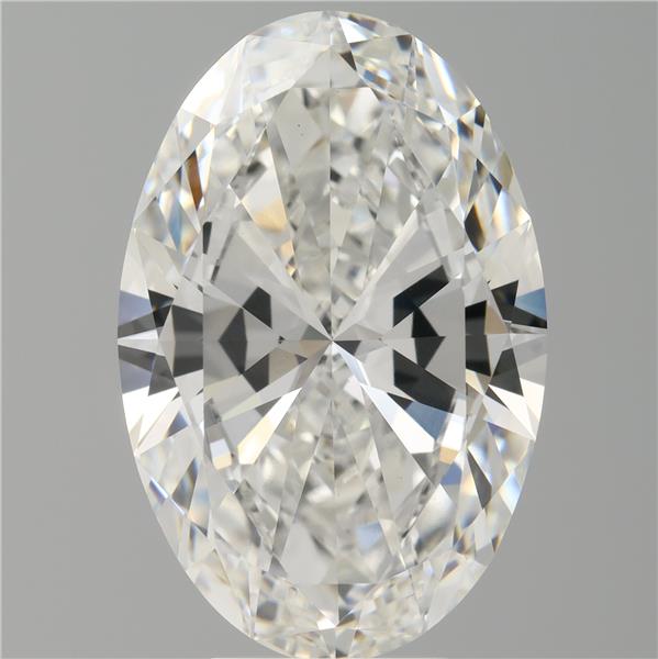 6.51 ct. oval Lab Grown Diamond front image