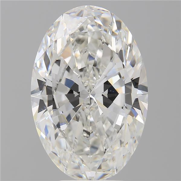 7.09 ct. oval Lab Grown Diamond front image