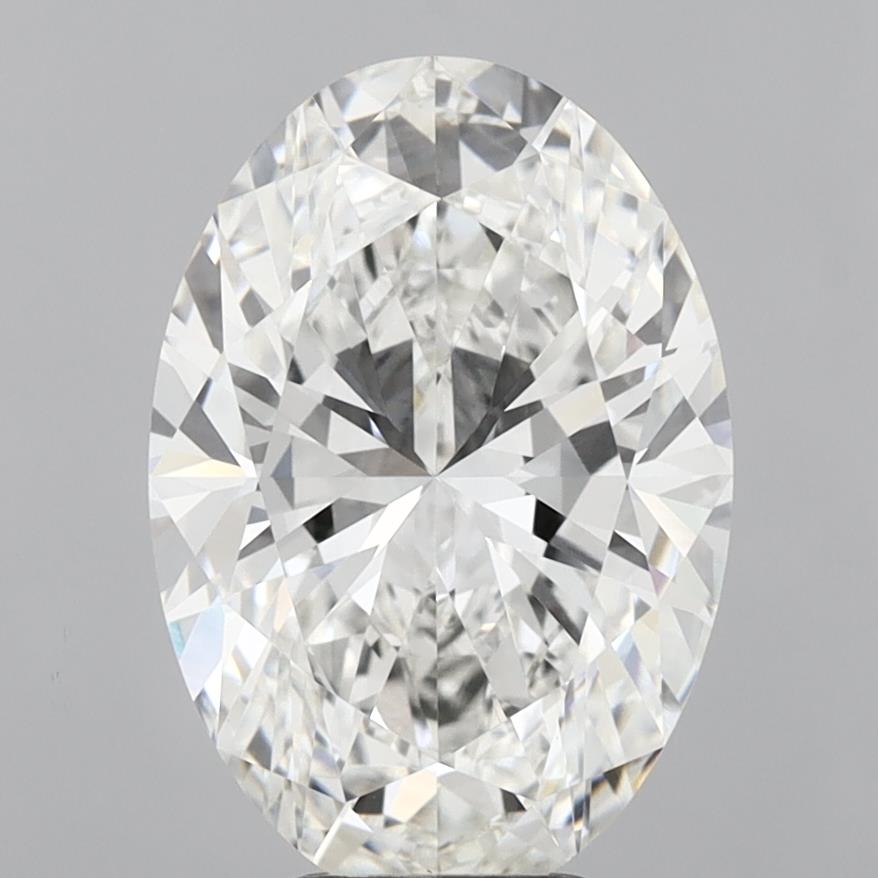 6.05 ct. oval Lab Grown Diamond front image