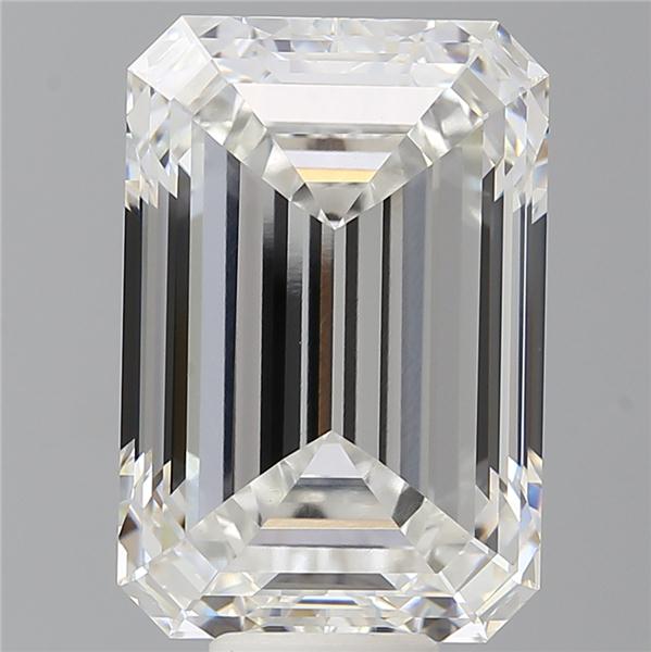 12.08 ct. emerald Lab Grown Diamond front image