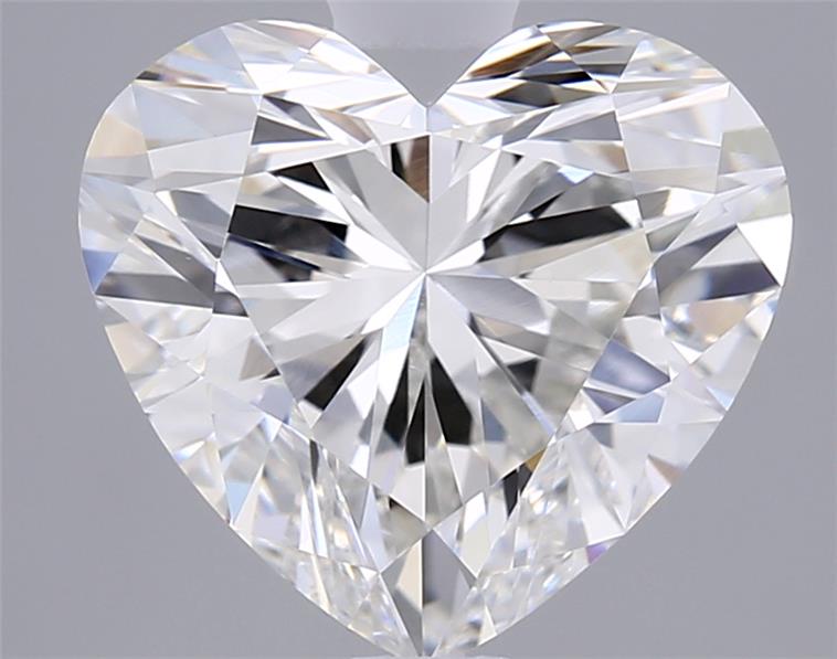 2.54 ct. heart Lab Grown Diamond front image