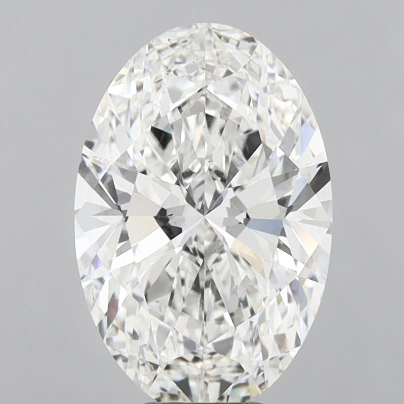 7.06 ct. oval Lab Grown Diamond front image