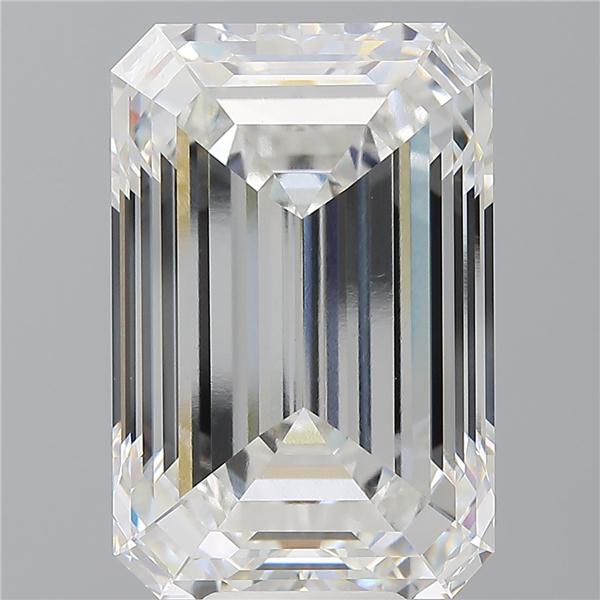12.58 ct. emerald Lab Grown Diamond front image