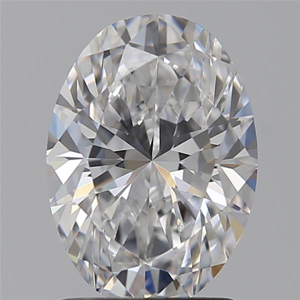 1.56 ct. oval Lab Grown Diamond front image