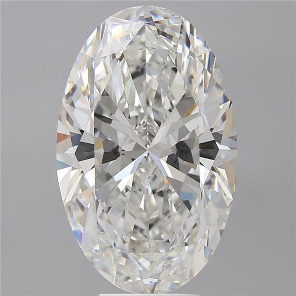 7.52 ct. oval Lab Grown Diamond front image