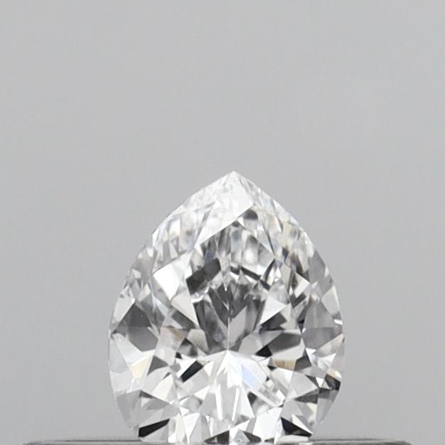 Actual 0.22 carat D Pear lab-grown diamond