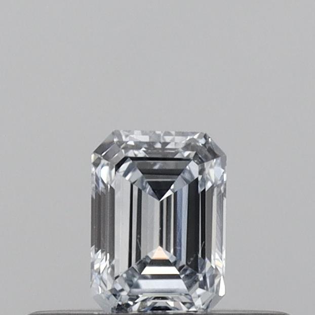 Actual 0.21 carat Light Blue VS1 Emerald lab-grown diamond