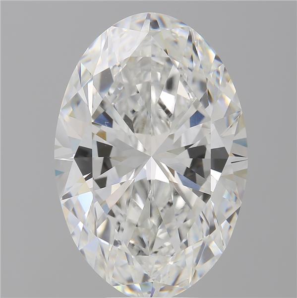 9.01 ct. oval Lab Grown Diamond front image
