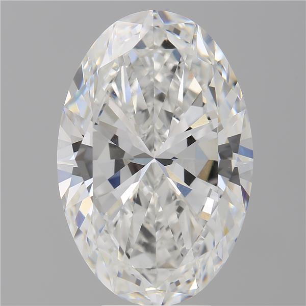 7.05 ct. oval Lab Grown Diamond front image