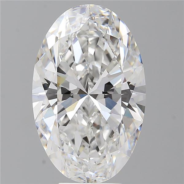 7.58 ct. oval Lab Grown Diamond front image