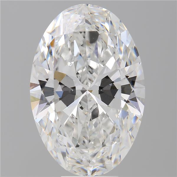 9.58 ct. oval Lab Grown Diamond front image