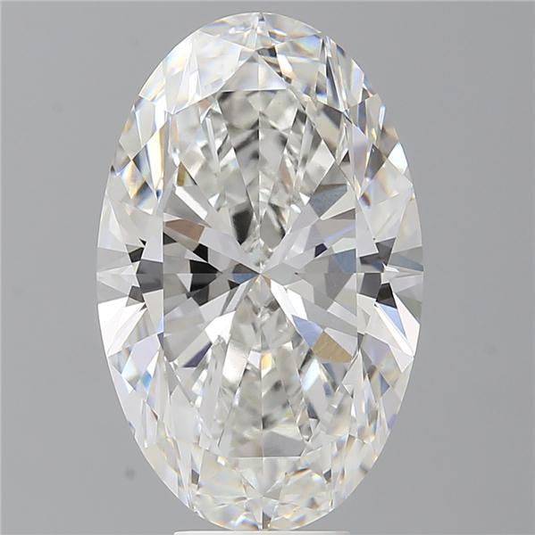 8.10 ct. oval Lab Grown Diamond front image