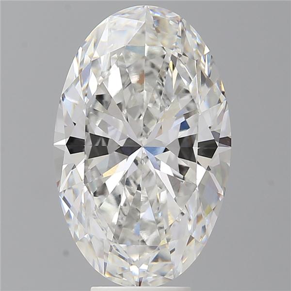 7.10 ct. oval Lab Grown Diamond front image