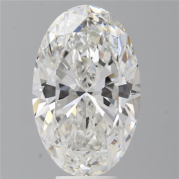 7.08 ct. oval Lab Grown Diamond front image