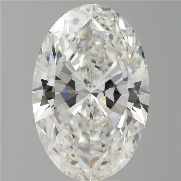 8.10 ct. oval Lab Grown Diamond front image