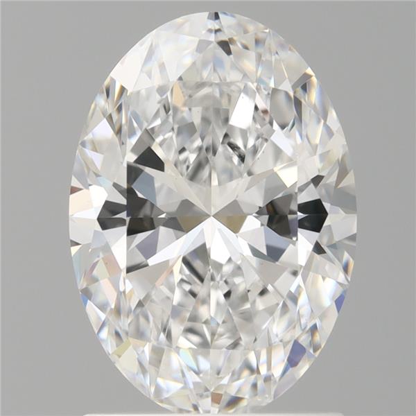 1.57 ct. oval Lab Grown Diamond front image