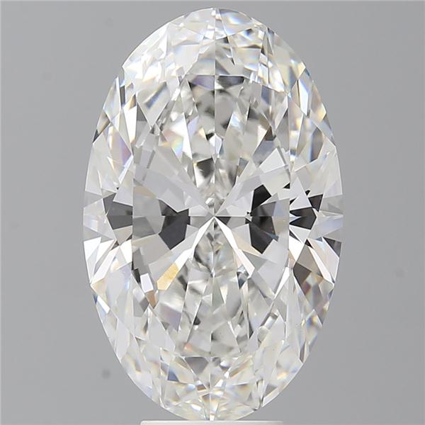 7.60 ct. oval Lab Grown Diamond front image