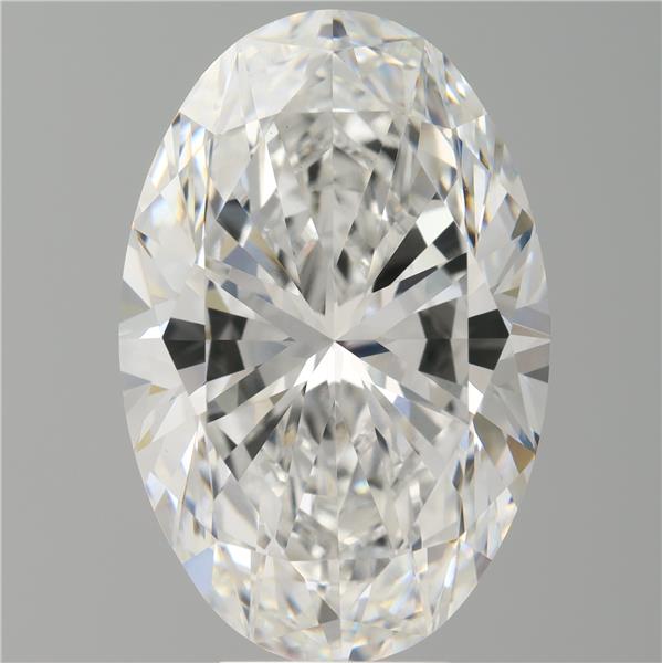 8.10 ct. oval Lab Grown Diamond front image