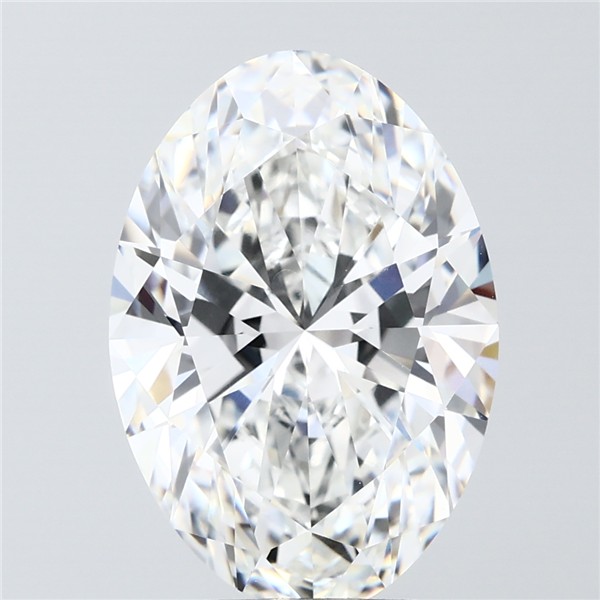 6.09 ct. oval Lab Grown Diamond front image