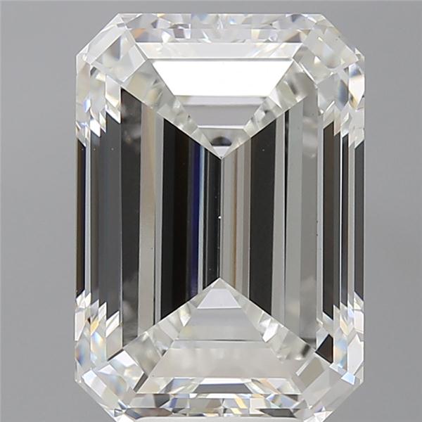 7.52 ct. emerald Lab Grown Diamond front image