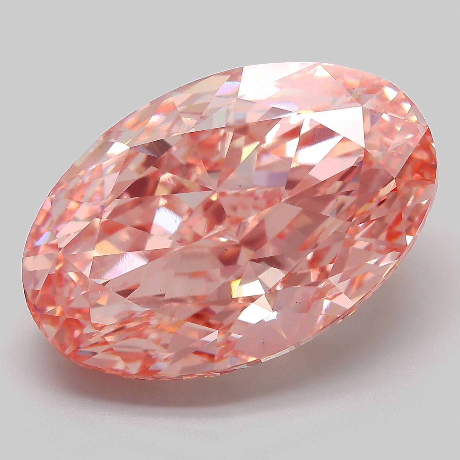 20.08 ct. oval Lab Grown Diamond front image