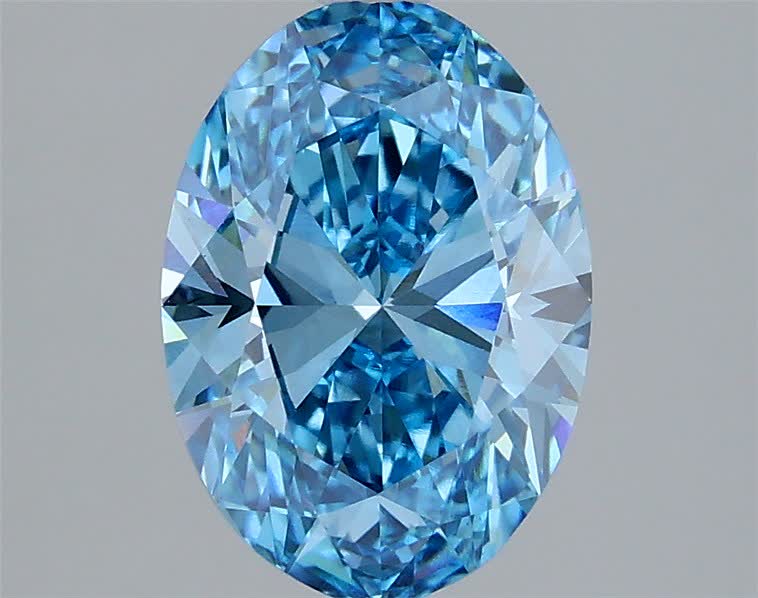 2.01 ct. oval Lab Grown Diamond front image