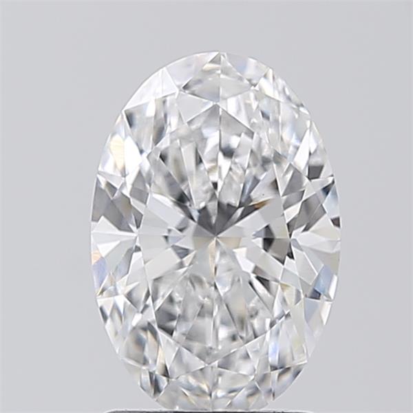 1.57 ct. oval Lab Grown Diamond front image