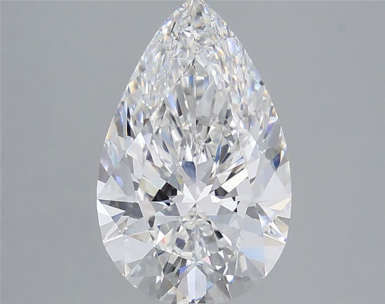3.06 carat e VS1 EX Cut IGI pear diamond