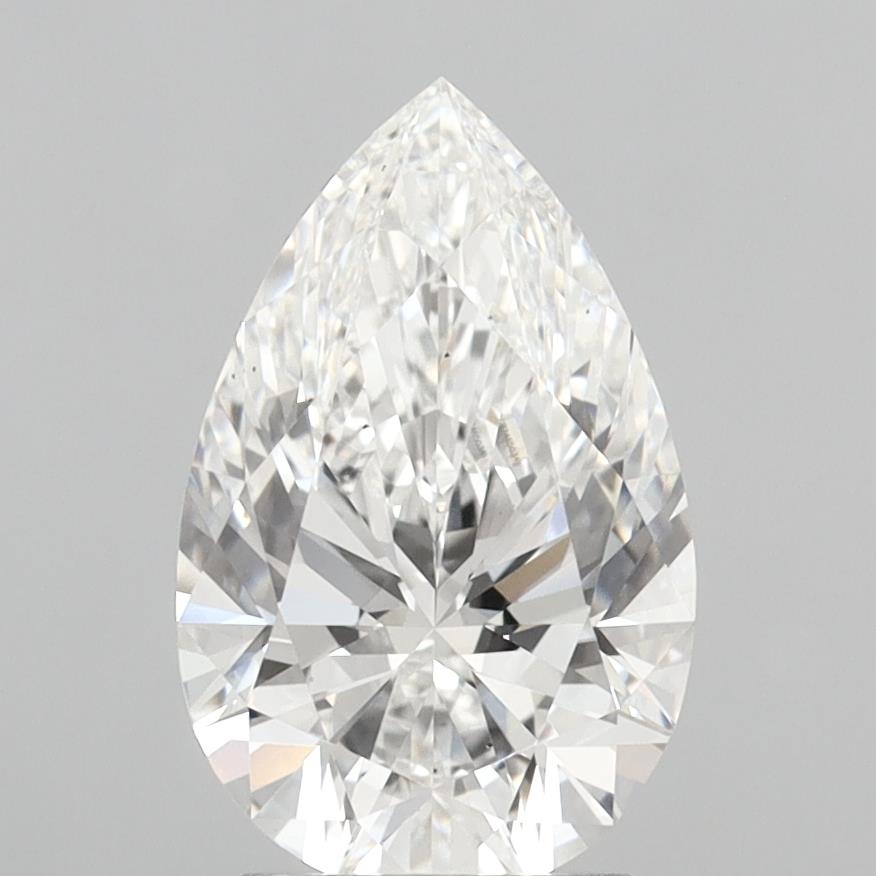 3.02 carat e VS2 EX Cut IGI pear diamond