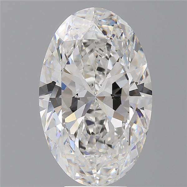 7.10 ct. oval Lab Grown Diamond front image