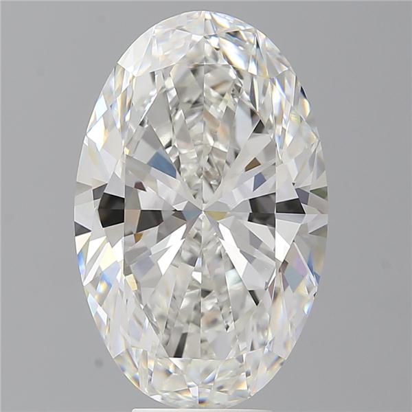 7.58 ct. oval Lab Grown Diamond front image