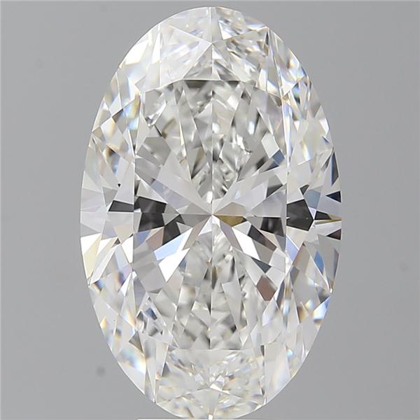 7.10 ct. oval Lab Grown Diamond front image