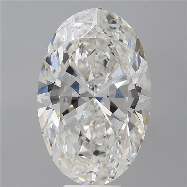 9.56 ct. oval Lab Grown Diamond front image